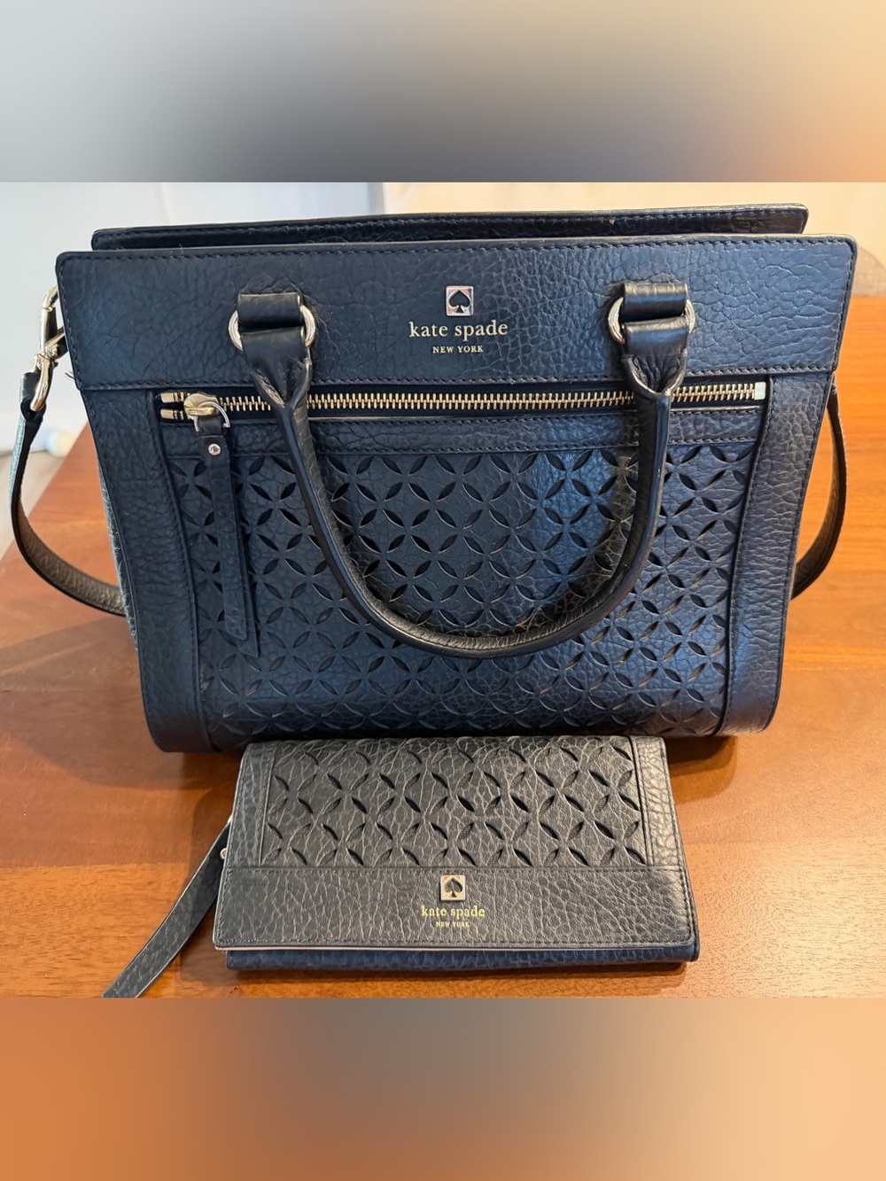 Kate Spade Romy Perri Lane Handbag with Matching Wallet